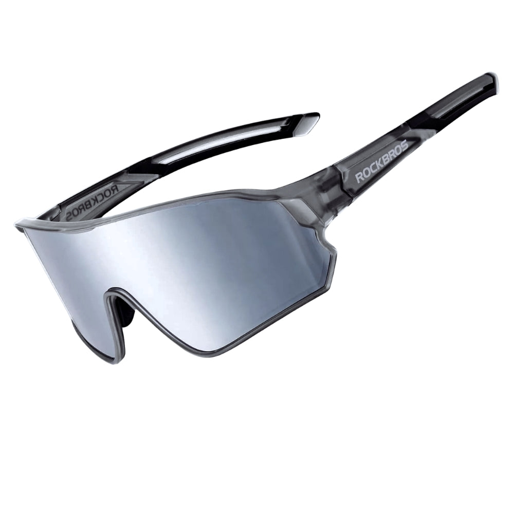 Gray helmet for bikers