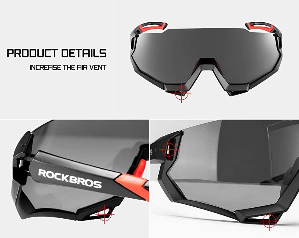 Gafas Rockbros 5 Lentes Polarizadas